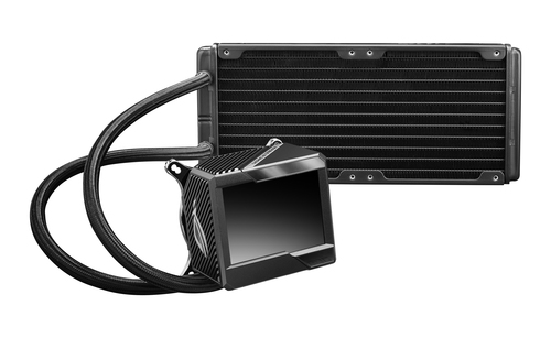 ASUS ROG RYUJIN 240 II DISSIPATORE A LIQUIDO PER CPU DISPLAY LCD A COLORI DA 3.5" LGA 1150-1200 AM4 TR4 BLACK